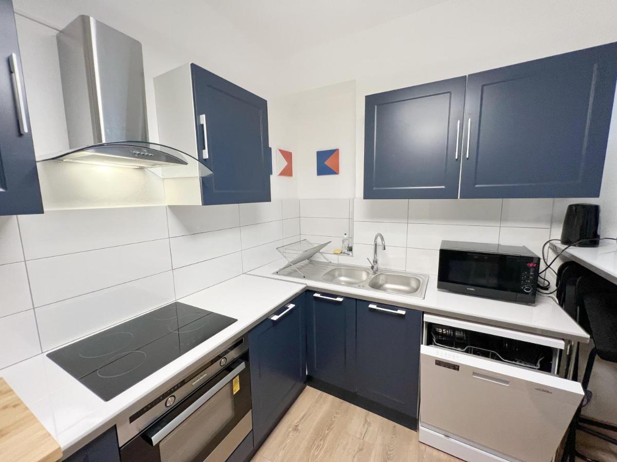 116 Chic & Cosy Grand Appart Moderne 65M2 Hypercentre Wifi Smart Tv Netflix Apartment Saint-Etienne  Ngoại thất bức ảnh